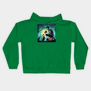 Trick or treat ZombCats Kids Hoodie